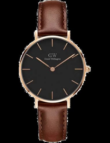 Montre Daniel Wellington DW00100169 Bracelet Cuir Marron
