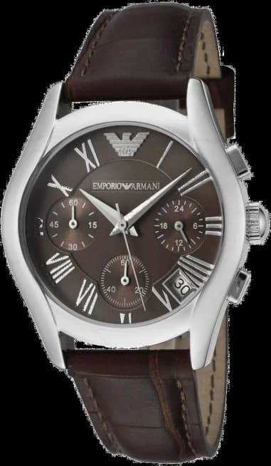 Montre Femme Emporio Armani AR0672 en Acier Inoxydable et Cadran Noir