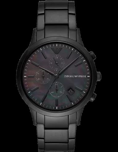 Montre Homme Emporio Armani Renato AR11275 Chronographe en acier noir