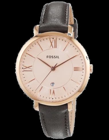 Montre Fossil ES3707 Jacqueline Bracelet Cuir Marron