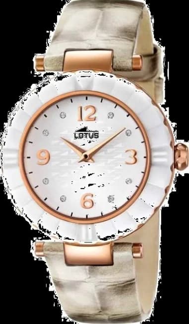 Montre Femme Lotus Trendy L15912/2 Bracelet en cuir bicolore