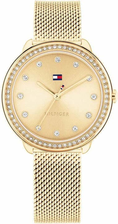 Montre Femme Tommy Hilfiger Demi 1782699 bracelet acier maille milanaise doré