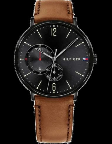 Montre Tommy Hilfiger 1791510 Brooklyn avec Bracelet en Cuir Marron